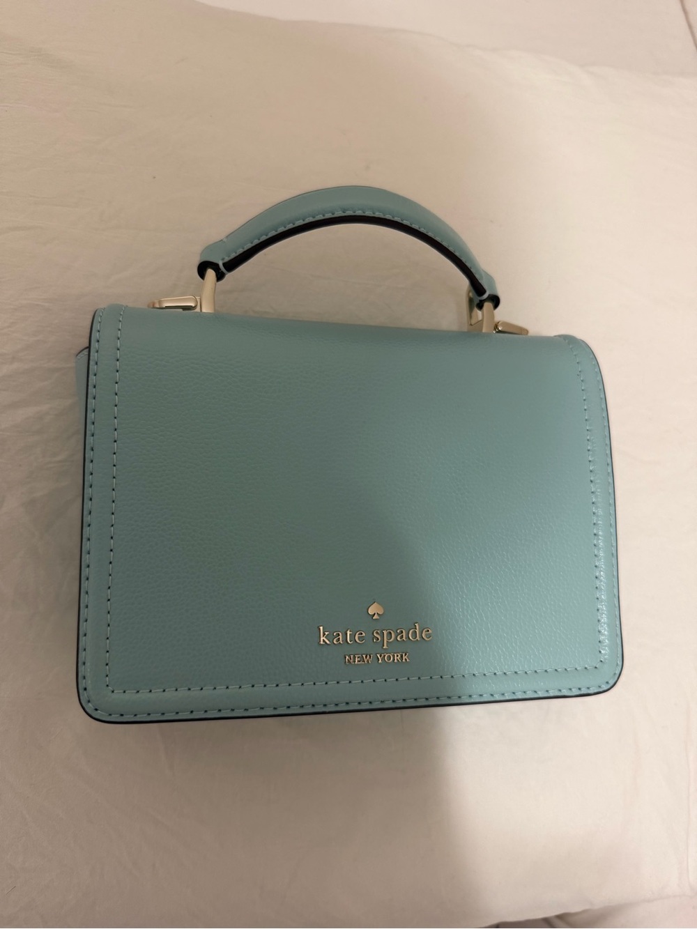 Kate Spade Blue Leather Top-Handle Bag
